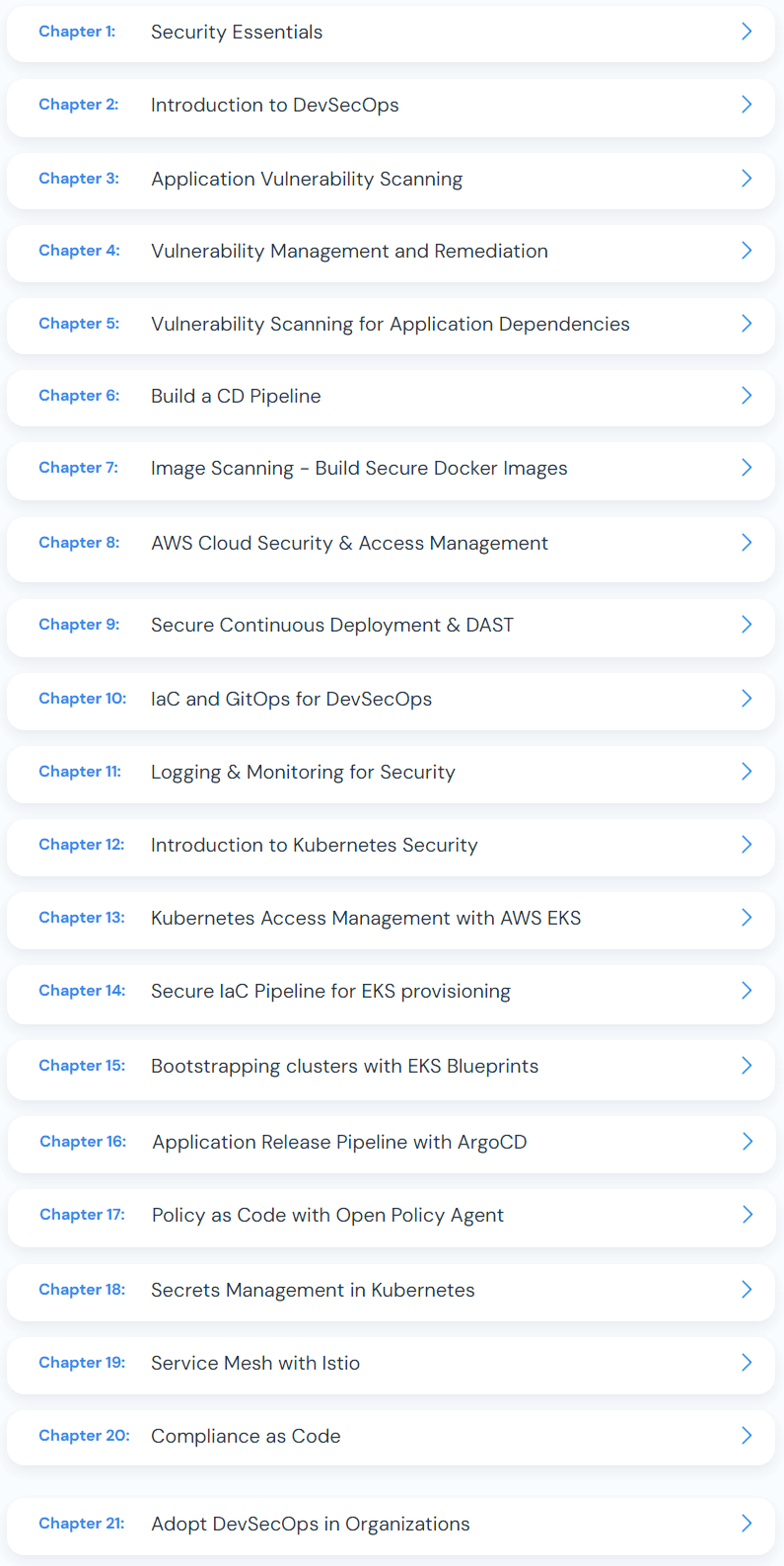 Course topics · TechWorld with Nana – DevSecOps Bootcamp 2024-12