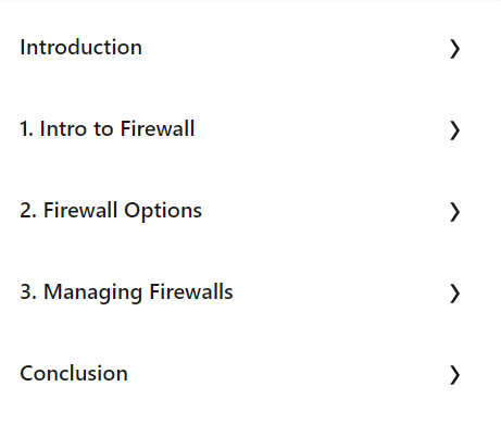 Course topics · Firewall Administration Essential Training 2024-7