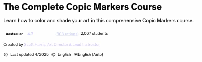 Pictures · The Complete Copic Markers Course 2025-4