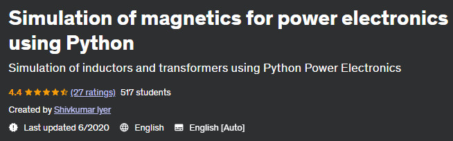 Pictures · Udemy — Simulation of magnetics for power electronics using Python 2022-12