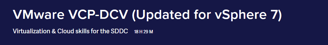 Pictures · ITProTV – VMware VCP-DCV (Updated for vSphere 7) 2022-7