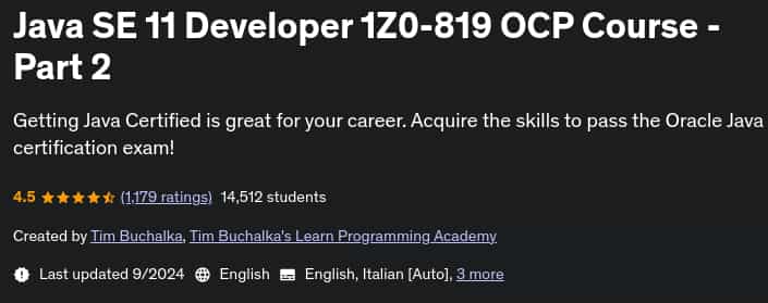 Pictures · Udemy — Java SE 11 Developer 1Z0-819 OCP Course – Part 2 2024-9/2025-4