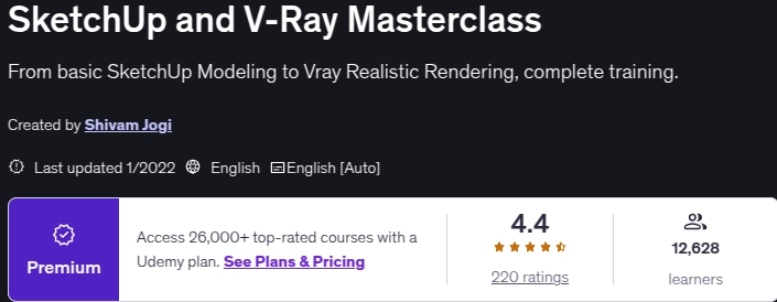 Pictures · SketchUp and V-Ray Masterclass 2022-1