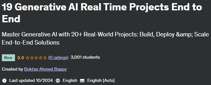 Pictures · Udemy — 19 Generative AI Real Time Projects End to End 2024-9
