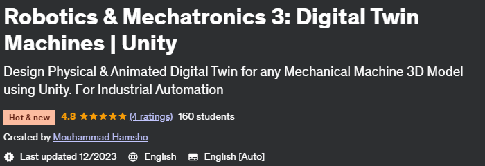Pictures · Udemy — Robotics & Mechatronics 3: Digital Twin Machines | Unity 2023-11