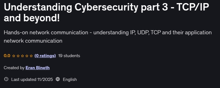 Pictures · Understanding Cybersecurity part 3 – TCP/IP and beyond! 2025-9