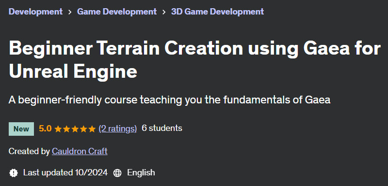 Pictures · Udemy — Beginner Terrain Creation using Gaea for Unreal Engine 2024-9