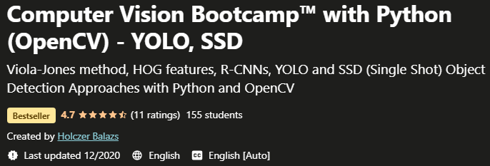 Pictures · Computer Vision Bootcamp™ with Python (OpenCV) – YOLO, SSD 2020-11
