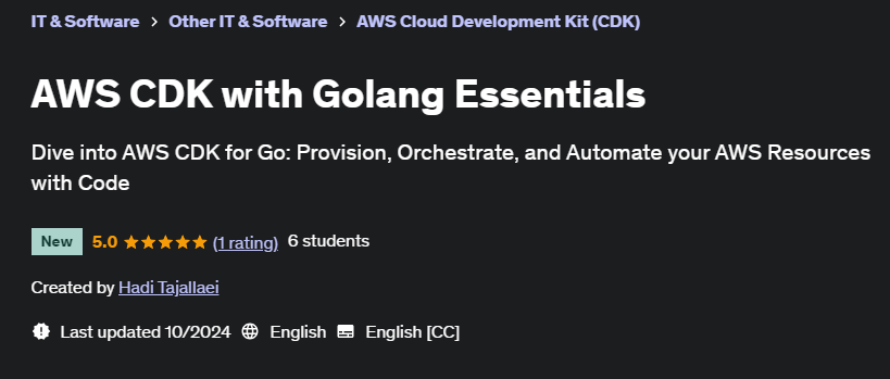 Pictures · Udemy — AWS CDK with Golang Essentials 2024-10