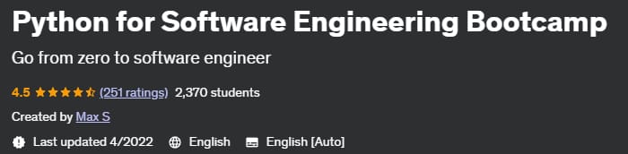 Pictures · Python for Software Engineering Bootcamp 2022-04