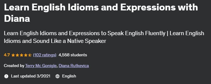 Pictures · Udemy — Learn English Idioms and Expressions with Diana 2021-3