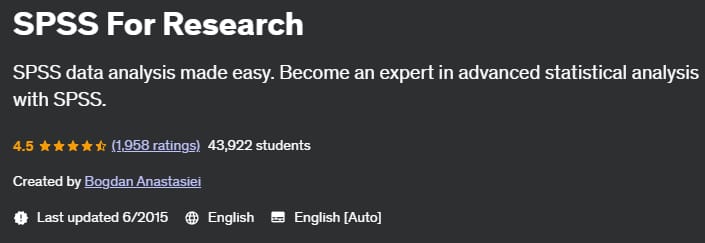 Pictures · SPSS For Research 2015-6