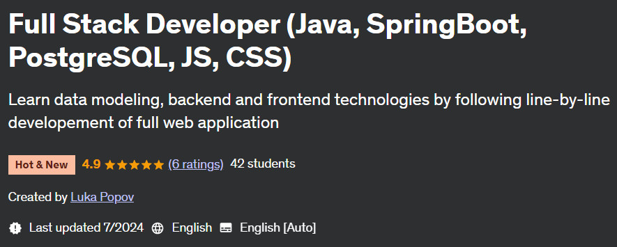 Pictures · Full Stack Developer (Java, SpringBoot, PostgreSQL, JS, CSS) 2024-7