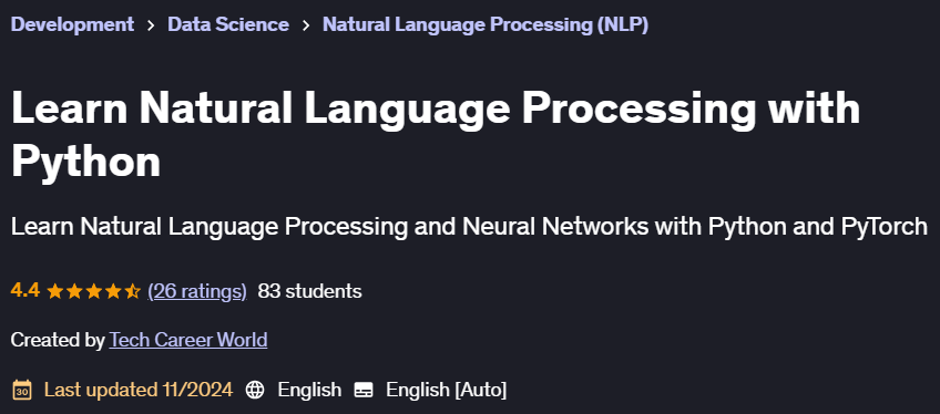 Pictures · Learn Natural Language Processing with Python 2024-3