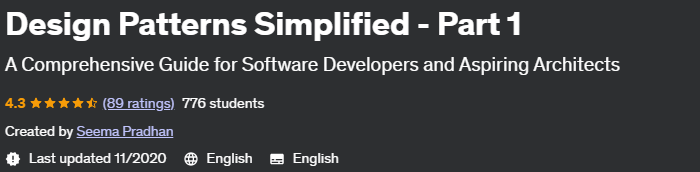 Pictures · Udemy — Design Patterns Simplified – Part 1 2020-11