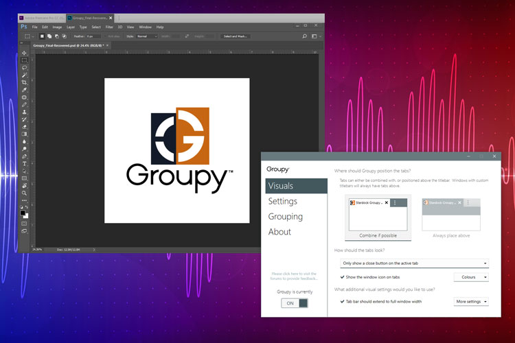 Pictures · Stardock Groupy 2.20 x64