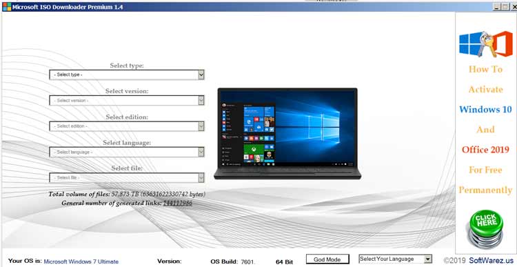 Pictures · Microsoft ISO Downloader Premium 2020 v1.9