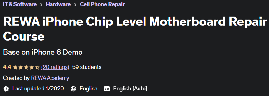 Pictures · Udemy — REWA iPhone Chip Level Motherboard Repair Course 2020-1