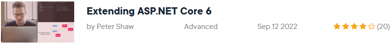 Pictures · Pluralsight — Extending ASP.NET Core 6 2023-2