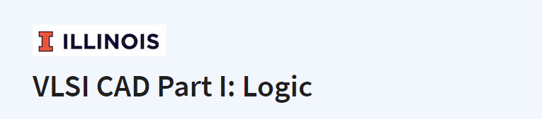 Pictures · Coursera — VLSI CAD Part I: Logic 2023-9