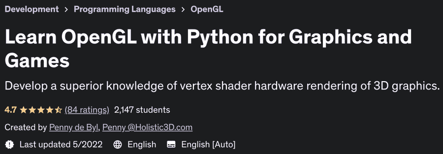이미지 · OpenGL에 대해 알아보세요. Python 그래픽 및 게임에 대 한 2022-4