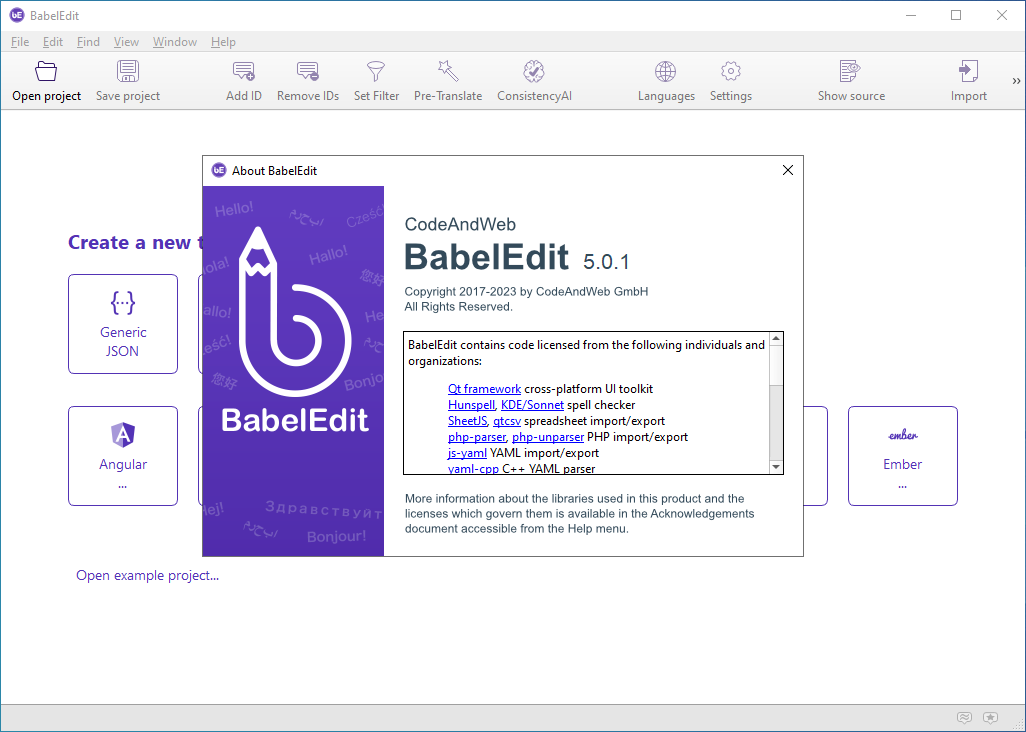 Pictures · BabelEdit 5.0.1 / TexturePacker 7.1.0 / SpriteIlluminator 1.6.2