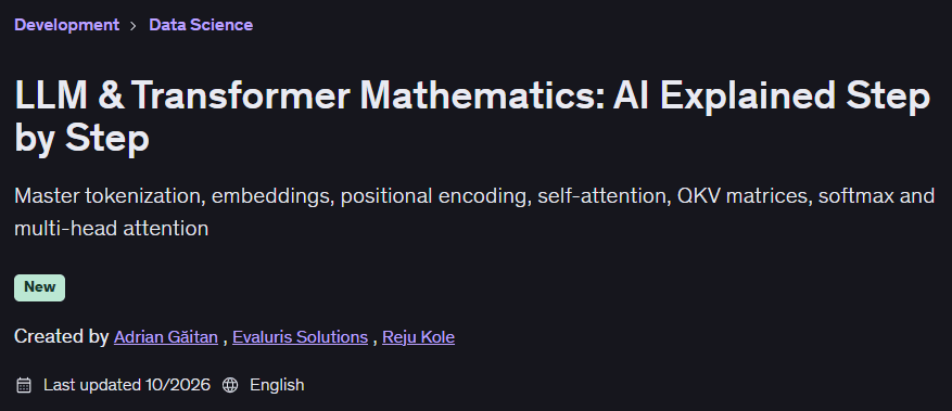 Pictures · Udemy — LLM & Transformer Mathematics: AI Explained Step by Step 2026-10