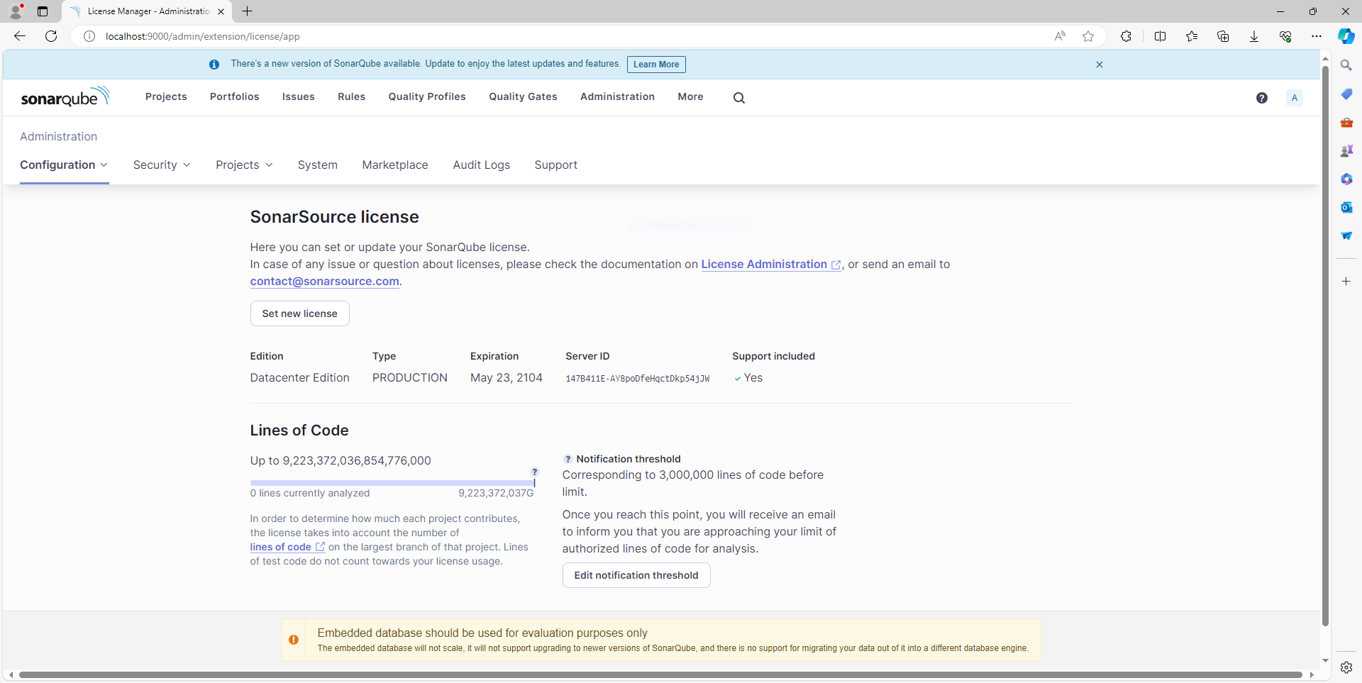 Pictures · SonarSource — SonarQube DataCenter Edition 2026.5.2.132813