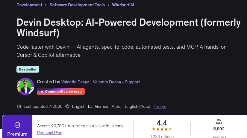 Pictures · Udemy — Devin Desktop: AI-Powered Development (formerly Windsurf) 2026-7