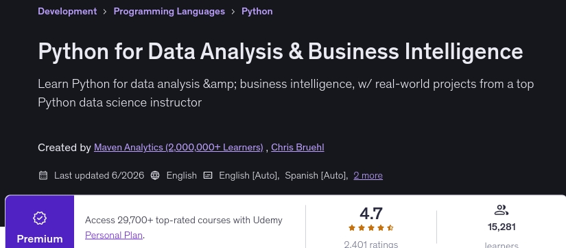 Pictures · Udemy — Python for Data Analysis & Business Intelligence 2026-6