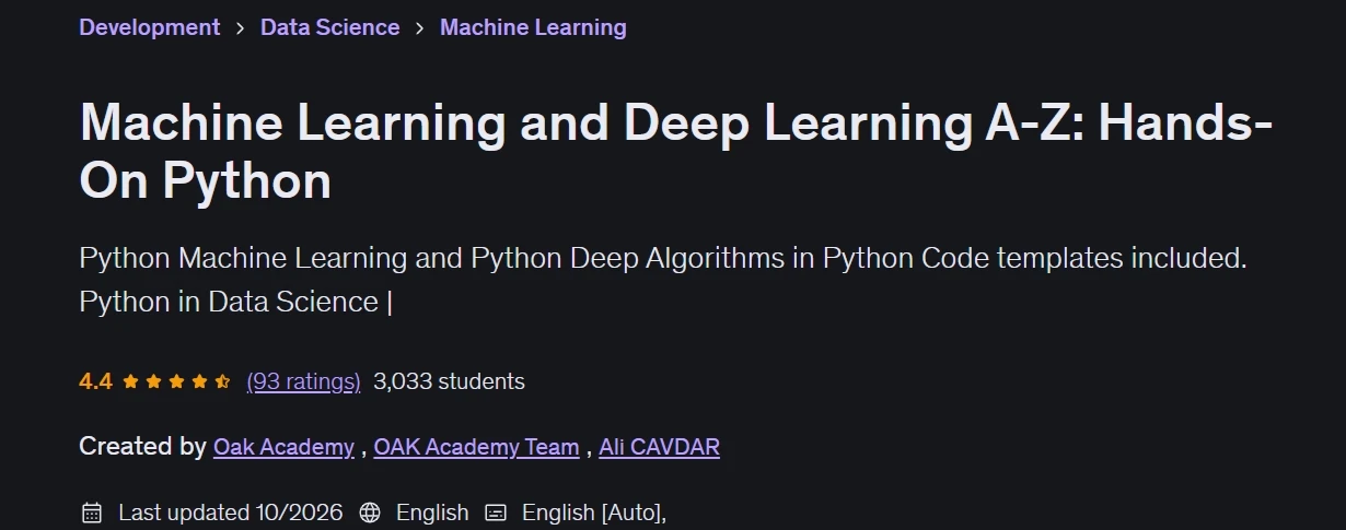 Pictures · Udemy — Machine Learning and Deep Learning A-Z: Hands-On Python 2026-4