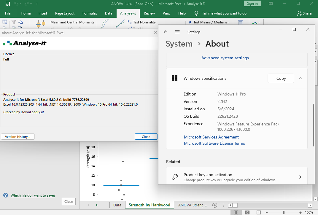 Pictures · Analyse-it Software — Analyse-it Ultimate Edition 6.24