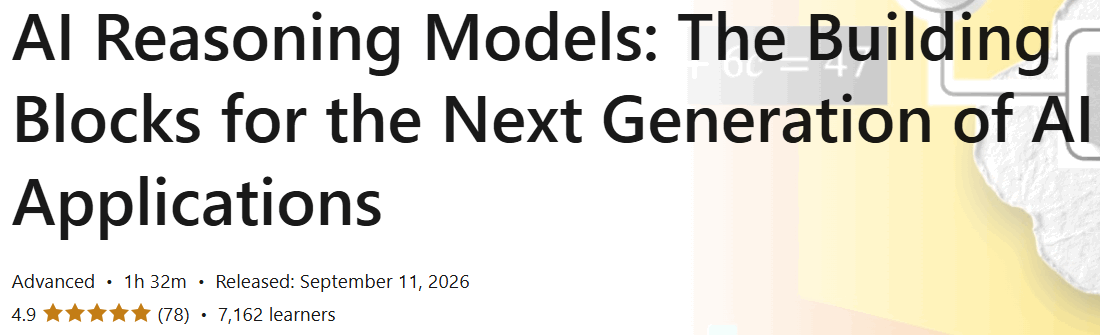 Pictures · LinkedIn — AI Reasoning Models: The Building Blocks for the Next Generation of AI Applications 2026-9