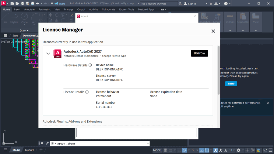 الصور · Autodesk AutoCAD 2027.1 Windows/macOS