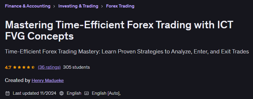 Pictures · Udemy — Mastering Time-Efficient Forex Trading with ICT FVG Concepts 2024-2