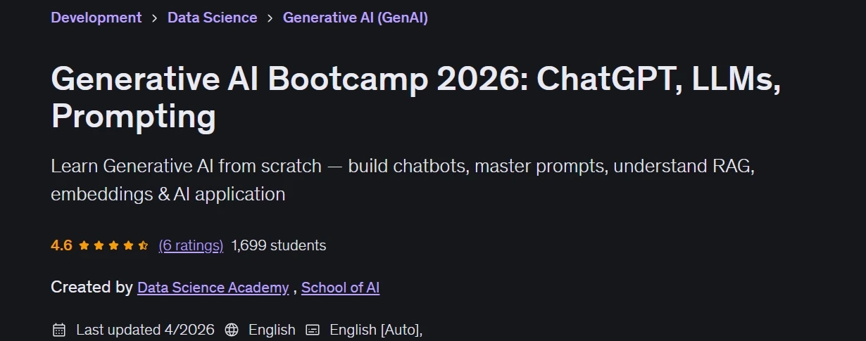 Pictures · Udemy — Generative AI Bootcamp 2026: ChatGPT LLMs Prompting 2026-4