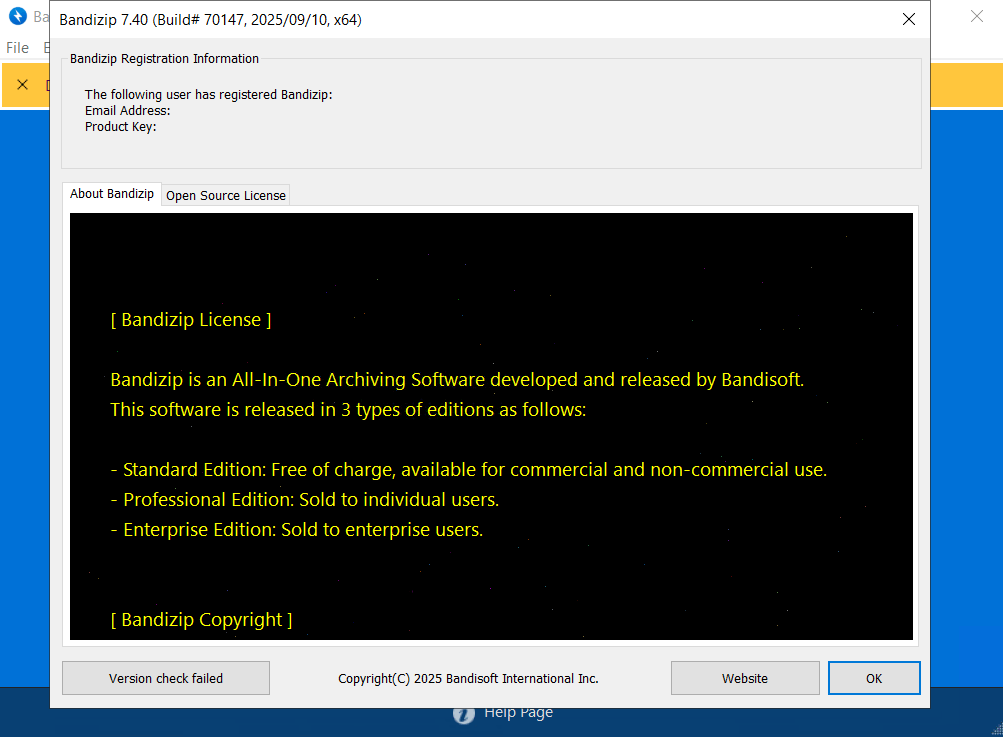 Изображения · Bandizip Enterprise 7.47